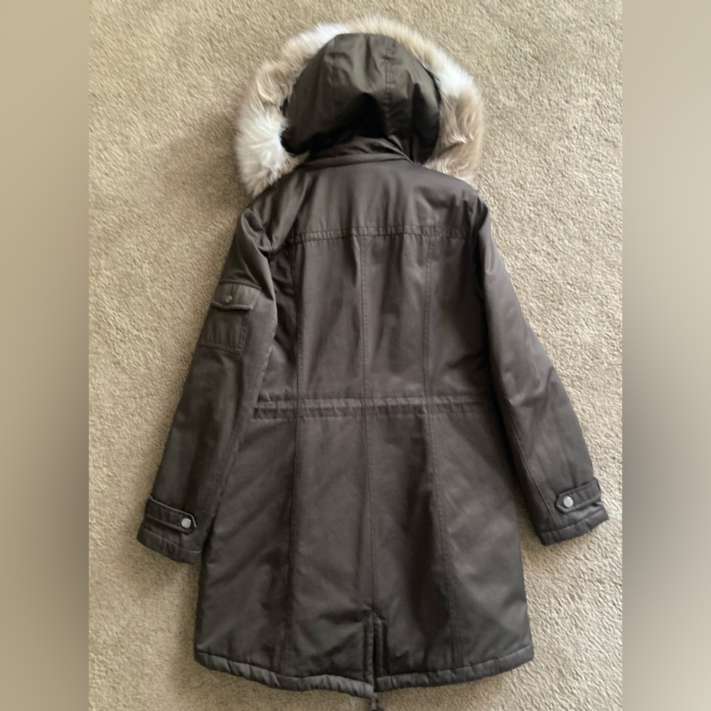 Laundry By Shelli Segal Quilted Olive Jacket - Picture 13 of 15